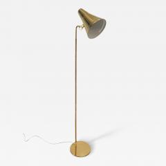 Paavo Tynell Paavo Tynell Floor Lamp Model K10 9 9628 in Full Brass Rattan Taito 1950s - 4250872