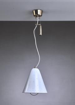 Paavo Tynell Paavo Tynell Height Adjustable Counterweight Chandelier In White Finland 1950s - 938304
