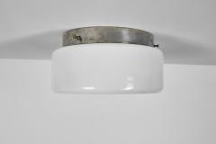 Paavo Tynell Paavo Tynell Model 80154 Opal Glass Ceiling Lamp for Idman Finland 1930s - 4386911