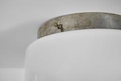 Paavo Tynell Paavo Tynell Model 80154 Opal Glass Ceiling Lamp for Idman Finland 1930s - 4386912