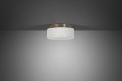 Paavo Tynell Paavo Tynell Model 80154 Opal Glass Ceiling Lamp for Idman Finland 1930s - 4387170