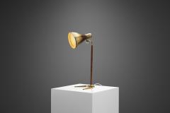 Paavo Tynell Paavo Tynell Model 9224 Horseshoe Table Lamp for Idman Oy Finland 1950s - 3213457