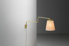 Paavo Tynell Paavo Tynell Model 9414 Brass Wall Light for Taito Oy Finland 1950s - 4360294