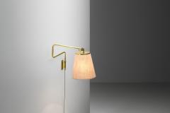 Paavo Tynell Paavo Tynell Model 9414 Brass Wall Light for Taito Oy Finland 1950s - 4360295