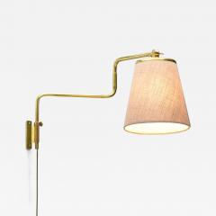 Paavo Tynell Paavo Tynell Model 9414 Brass Wall Light for Taito Oy Finland 1950s - 4361264