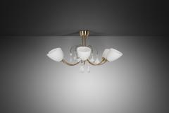 Paavo Tynell Paavo Tynell Model K1 12 Chandelier for Idman Finland Mid 20th Century - 4563335