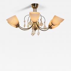 Paavo Tynell Paavo Tynell Model K1 12 Chandelier for Idman Finland Mid 20th Century - 4569810