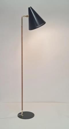 Paavo Tynell Paavo Tynell Nuns Hat Floor Lamp Model 9629 in Black Brass Taito 1950s - 4123009