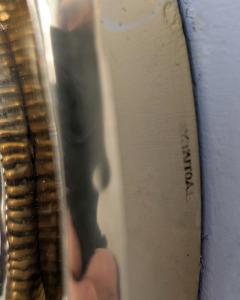 Paavo Tynell Paavo Tynell Organic Wall Lamps Model 9424 in Brass and Rattan Taito 1940s - 4482603