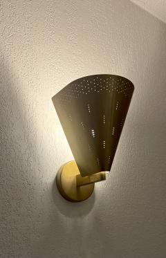 Paavo Tynell Paavo Tynell Pair of Model K8 11 Brass Wall Lamps for Taito 1950s - 4697317