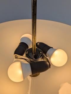 Paavo Tynell Paavo Tynell Pendant in Brass Glass Model no 1017 Taito 1950s - 4449202