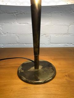 Paavo Tynell Paavo Tynell Perforated Brass Umbrella Table Lamp Model 5061 Taito 1940s - 3990982