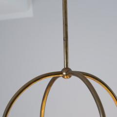 Paavo Tynell Paavo Tynell Snowberry Pendant Model 1314 Brass Opaline Glass Taito 1930s - 4183798