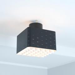 Paavo Tynell Paavo Tynell Starry Sky Ceiling Lamp 9068 in Black White Idman 1950s - 4326028