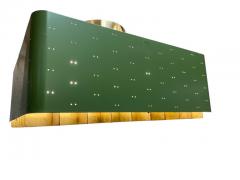 Paavo Tynell Paavo Tynell Starry Sky Ceiling Lamp Model 9068 In Brass Green Idman 1950s - 3949448