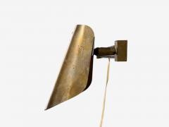 Paavo Tynell Paavo Tynell Style Large Double Wall Sconce Pierced Brass Finland 1950s - 4651551