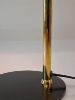 Paavo Tynell Paavo Tynell Table Lamp Model H5 7 in Brass and Black Idman 1960s - 4012117