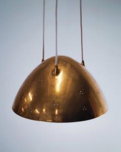 Paavo Tynell Paavo Tynell Trinity Pendant Model 1959 Hand Hammered Brass Taito 1950s - 4216766