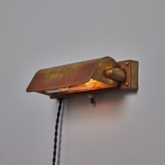 Paavo Tynell Pair of 1930s Finnish Patinated Brass Wall Lights Attributed to Paavo Tynell - 3668709