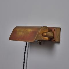 Paavo Tynell Pair of 1930s Finnish Patinated Brass Wall Lights Attributed to Paavo Tynell - 3668714