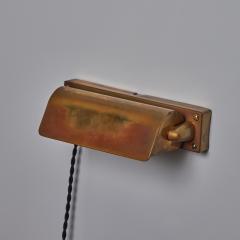 Paavo Tynell Pair of 1930s Finnish Patinated Brass Wall Lights Attributed to Paavo Tynell - 3668715