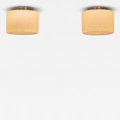Paavo Tynell Pair of 2028 Opal Ceiling Lights by Paavo Tynell for Taito Finland 1930s - 4702398