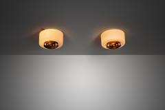 Paavo Tynell Pair of A2 7 Ceiling Lamps by Paavo Tynell for Idman Finland Mid 20th Century - 4685229