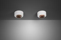 Paavo Tynell Pair of A2 7 Ceiling Lamps by Paavo Tynell for Idman Finland Mid 20th Century - 4685311