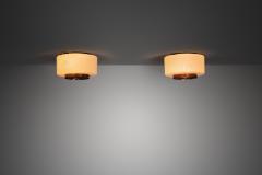 Paavo Tynell Pair of A2 7 Ceiling Lamps by Paavo Tynell for Idman Finland Mid 20th Century - 4685314