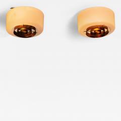 Paavo Tynell Pair of A2 7 Ceiling Lamps by Paavo Tynell for Idman Finland Mid 20th Century - 4692073