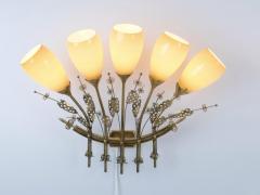 Paavo Tynell Pair of Impressive Large Paavo Tynell Commissioned Wall Lamps Taito c 1950s - 4308021
