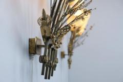 Paavo Tynell Pair of Impressive Large Paavo Tynell Commissioned Wall Lamps Taito c 1950s - 4308026