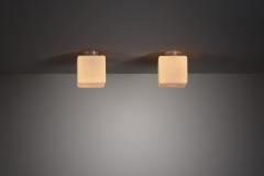 Paavo Tynell Pair of Model 2025 A Ceiling Lamps by Paavo Tynell for Idman Finland ca 1930s - 4515572