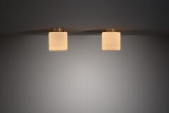 Paavo Tynell Pair of Model 2025 A Ceiling Lamps by Paavo Tynell for Idman Finland ca 1930s - 4519960