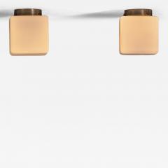 Paavo Tynell Pair of Model 2025 A Ceiling Lamps by Paavo Tynell for Idman Finland ca 1930s - 4521092