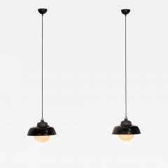 Paavo Tynell Pair of Paavo Tynell Hanging Lamps for Taito Finland ca 1930s - 4379172