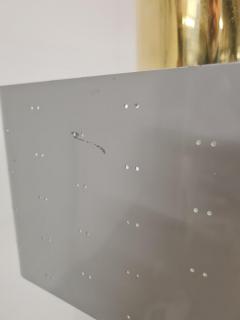 Paavo Tynell Pair of Paavo Tynell Starry Sky Flush Mounts 9068 in Brass White Idman 1960s - 4717283