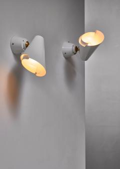 Paavo Tynell Pair of Paavo Tynell model 2351 wall lamps for Idman Finland - 1702386