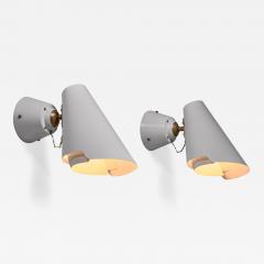 Paavo Tynell Pair of Paavo Tynell model 2351 wall lamps for Idman Finland - 1704670