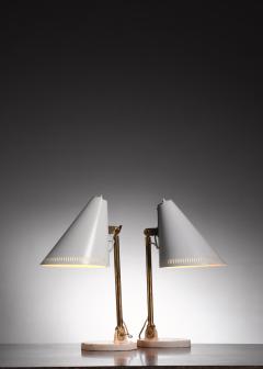 Paavo Tynell Pair of Paavo Tynell table lamps for Taito - 1594718