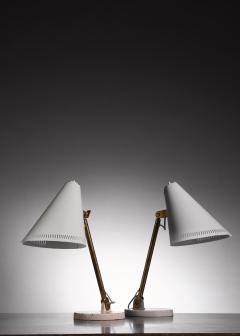 Paavo Tynell Pair of Paavo Tynell table lamps for Taito - 1594719