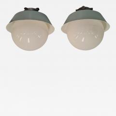 Paavo Tynell Pair of Sizeable Paavo Tynell Outdoor Indoor Industrial style lamps Idman 1950s - 4230472