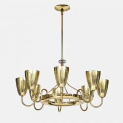 Paavo Tynell Rare Ballerina Brass Eight Light Chandelier by Paavo Tynell - 4448501