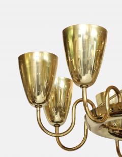 Paavo Tynell Rare Ballerina Brass Eight Light Chandelier by Paavo Tynell - 4448505