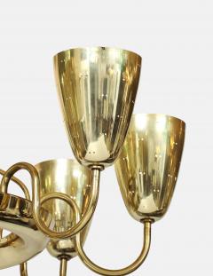 Paavo Tynell Rare Ballerina Brass Eight Light Chandelier by Paavo Tynell - 4448506