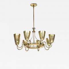 Paavo Tynell Rare Ballerina Brass Eight Light Chandelier by Paavo Tynell - 4448648