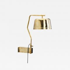 Paavo Tynell Rare Paavo Tynell Brass Perforated Wall Lamp for Taito Oy Finland 1950s - 3215755