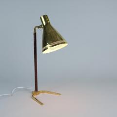 Paavo Tynell Rare Paavo Tynell Perforated Brass Horseshoe Table Lamp Model 9224 Taito 1950s - 4248989