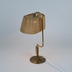 Paavo Tynell Rare Paavo Tynell S Table Lamp 9202 in Full Brass Rattan Shade Taito 1940s - 4231058