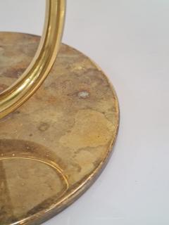 Paavo Tynell Rare Paavo Tynell S Table Lamp 9202 in Full Brass Rattan Shade Taito 1940s - 4231061